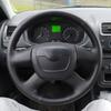 Автомобильный чехол на руль для Skoda Octavia Superb Fabia Skoda a5 Yeti, кожаная оплетка для руля своими руками
