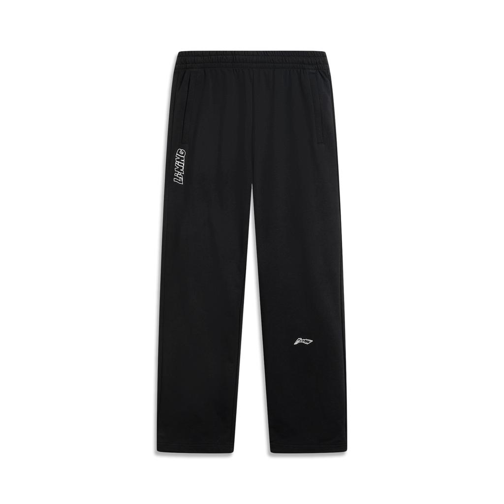 Спортивный стиль Li Ning Серия для повседневной носки Свободный крой Трикотажные джоггеры с принтом логотипа Мужские джоггеры AKLVJ25-1