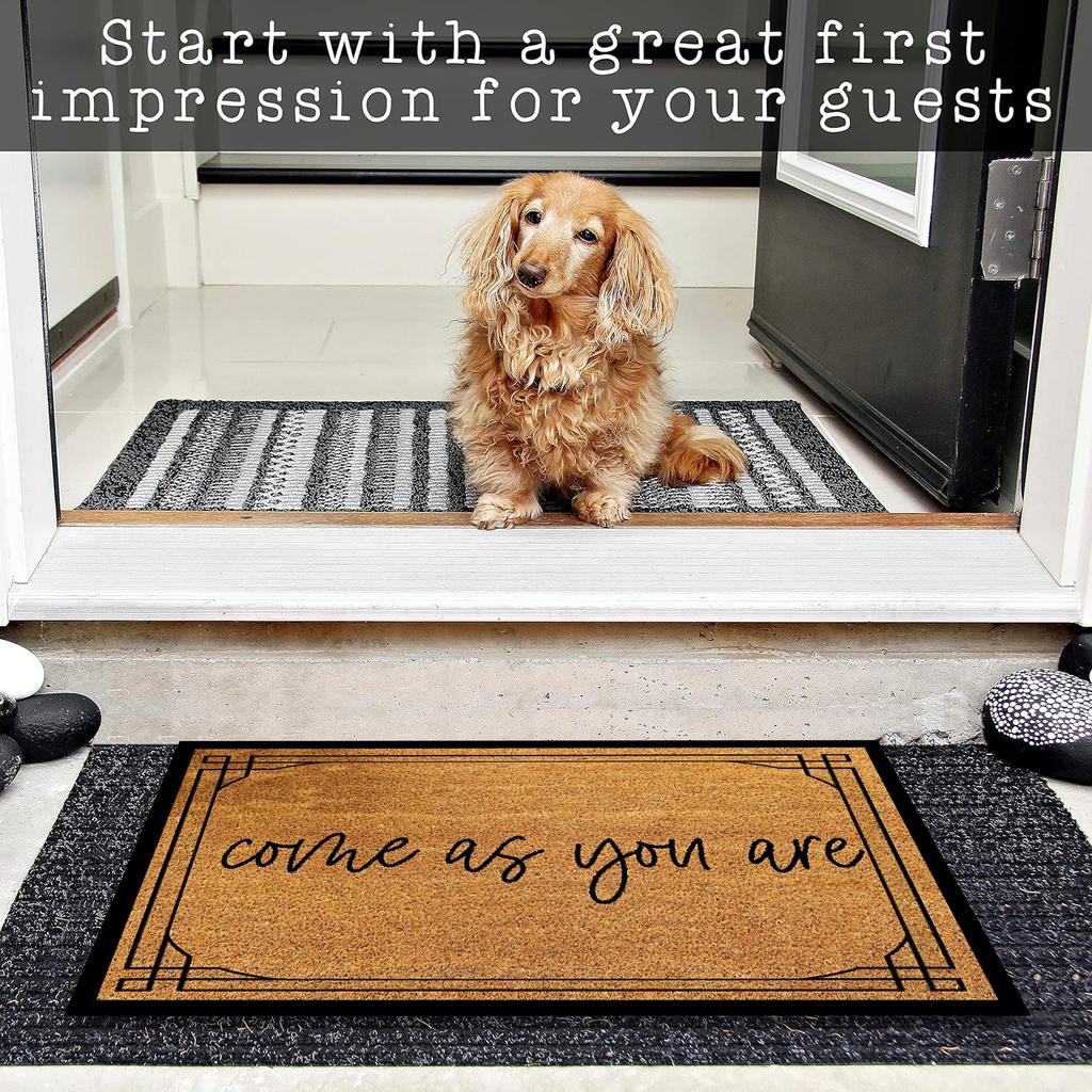 Come As You Are Doormat Rubber Bathroom Kitchen Mat Garden Garage Door Floor Mat Non-Slip Carpet Entrance Rug