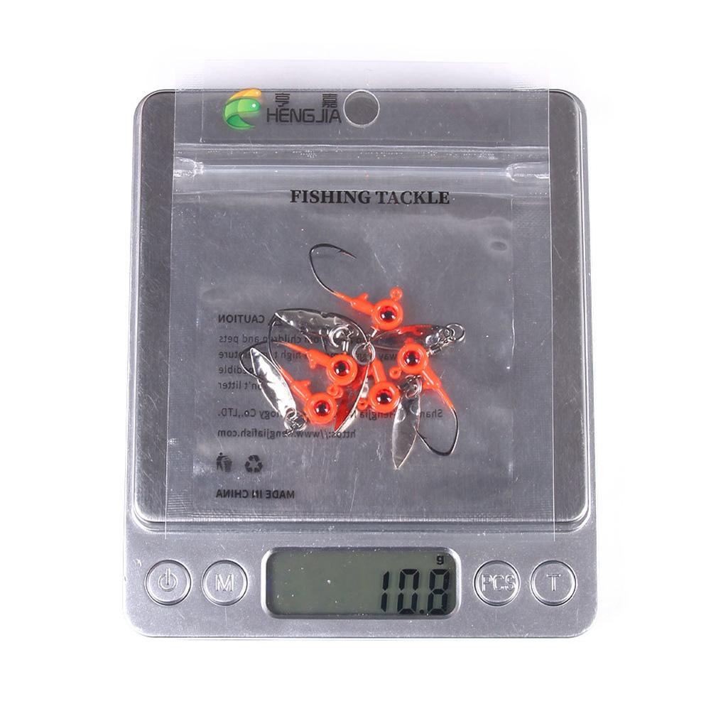 Premium Barbed Fishing Hooks Soft Lure Hooks With Metal Spinner Slice Hook 3.5g 1.75g