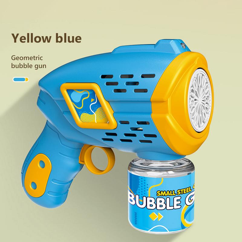 Пистолет для мыльных пузырей, автоматическая машина для мыльных пузырей на 10 отверстий, с подсветкой, для детских игрушек на свадьбу, для детей, для возвращения в школу, осенние подарки