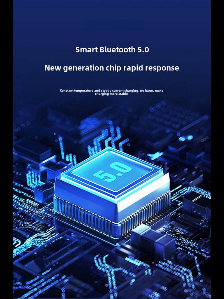 Q5 Car Bluetooth Charger with Dual Ports, FM Modulation, Blue Ambient Light, MP3 Player, and Fast Charging