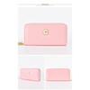 Wallet Korean version for women, long and large capacity handbag, small daisy double-layer zipper simple phone bag