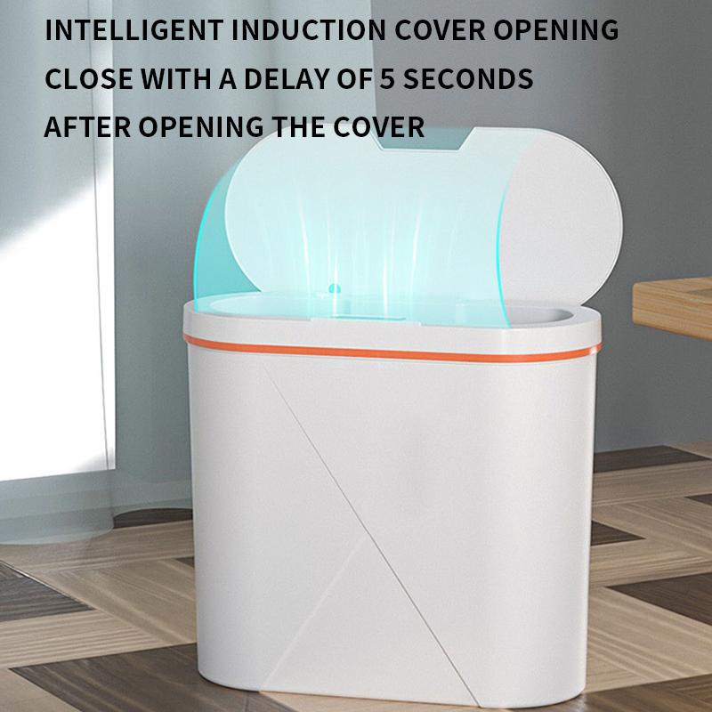 Aromatherapy Bathroom Trash Can Automatic Sensor Trash Kitchen Recycle Bin Kitchen Garbage Cube Dustbin Smart Home Accessories