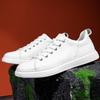 Genuine Leather Mens Vulcanize Shoes Skateboarding Shoes Stylish Lightweight Sports Sneakers Youth Teenage Male Outdoor Footwear