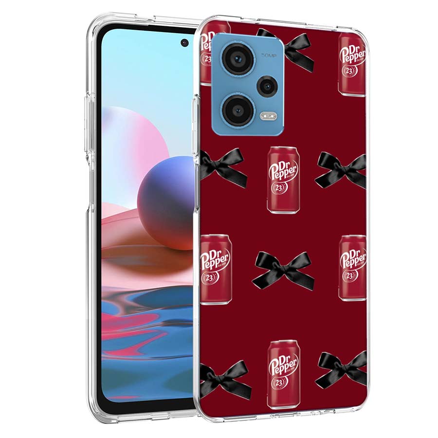 Чехол для телефона Напиток Вишневый D-Dr-P-Pepper Для Redmi Note 13 12 14 15 Pro Plus 13R 11 11T 11E 11S 10 Pro 10S 9 9S Чехол Cell Clear TP