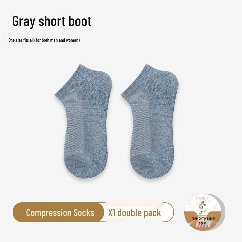 Одноразовые компрессионные носки унисекс - средней длины, влагоотводящие, идеально подходят для деловых поездок и путешествий