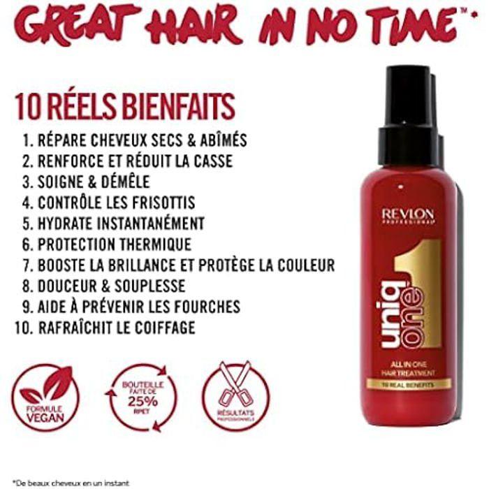 Masque cheveux en Spray - REVLON PROFESSIONAL - UniqOne - 10 en 1 - Vegan - 150ml