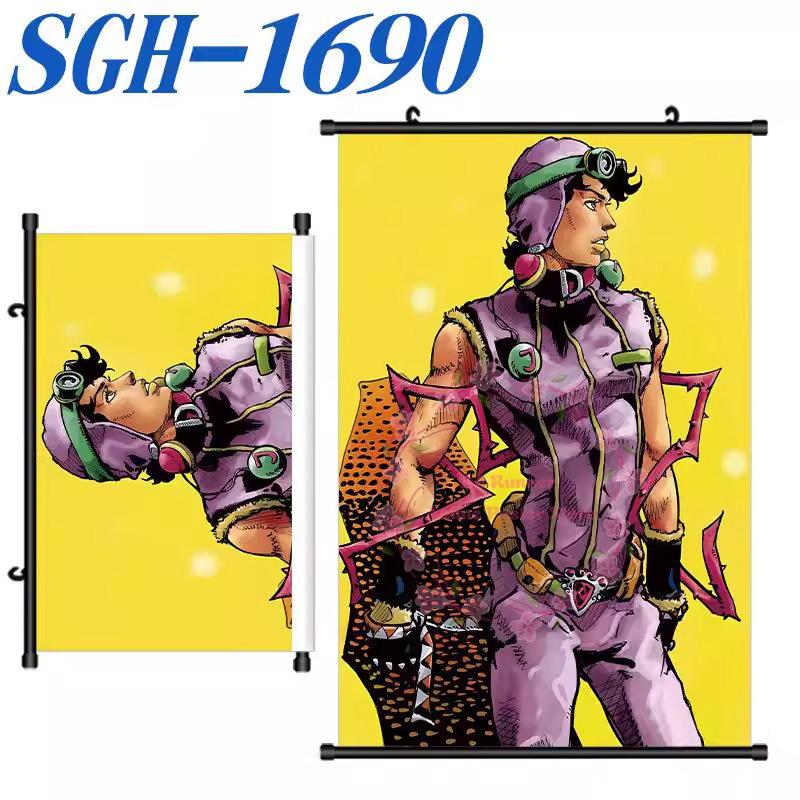 Jojo'S Bizarre Adventure Poster Scroll Painting Peripheral Hanging Painting Bedside Living Room Background Wall Cloth Painting