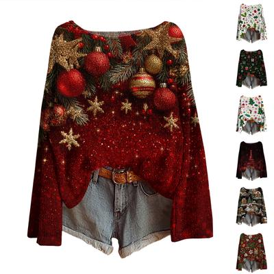 Женский легкий свитер с круглым вырезом, повседневный вязаный пуловер с длинным рукавом