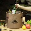 Portable Camping Foldable Sink Collapsible Car Wash Bucket Car Folding Bucket  Gardening