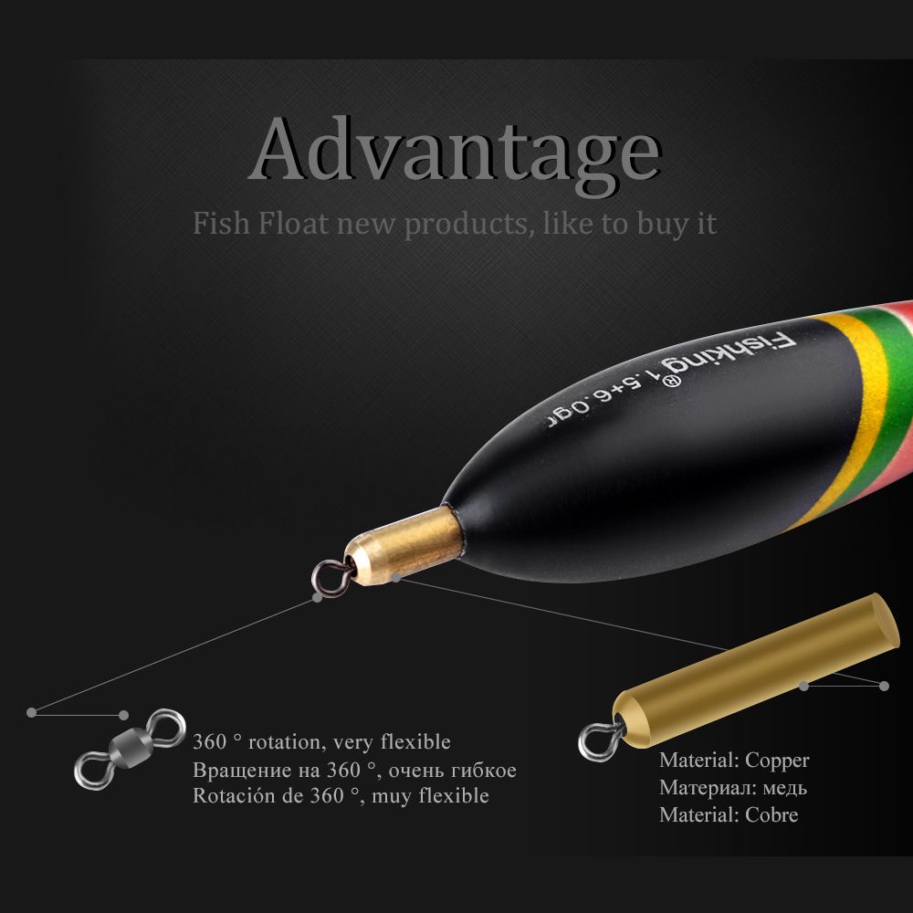 5 шт./лот, популярные портативные прочные поплавки из дерева павловния, вес хвоста, поплавки для рыбалки, смешанные размеры