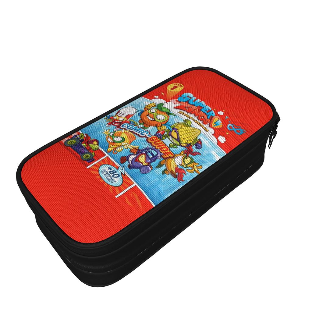 New Super Zings Pencil Cases Secret Powers Unleashed Pencil Box for Student Big Capacity Bag School Supplies Gifts Accessories