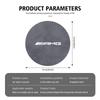 ZGAP4 2pcs Car Coaster Anti-slip Mat Sheepskin Water Cup Holder Pad For Mercedes Benz AMG W204 W205 W203 W211 W201 W210 W108 W124 W126