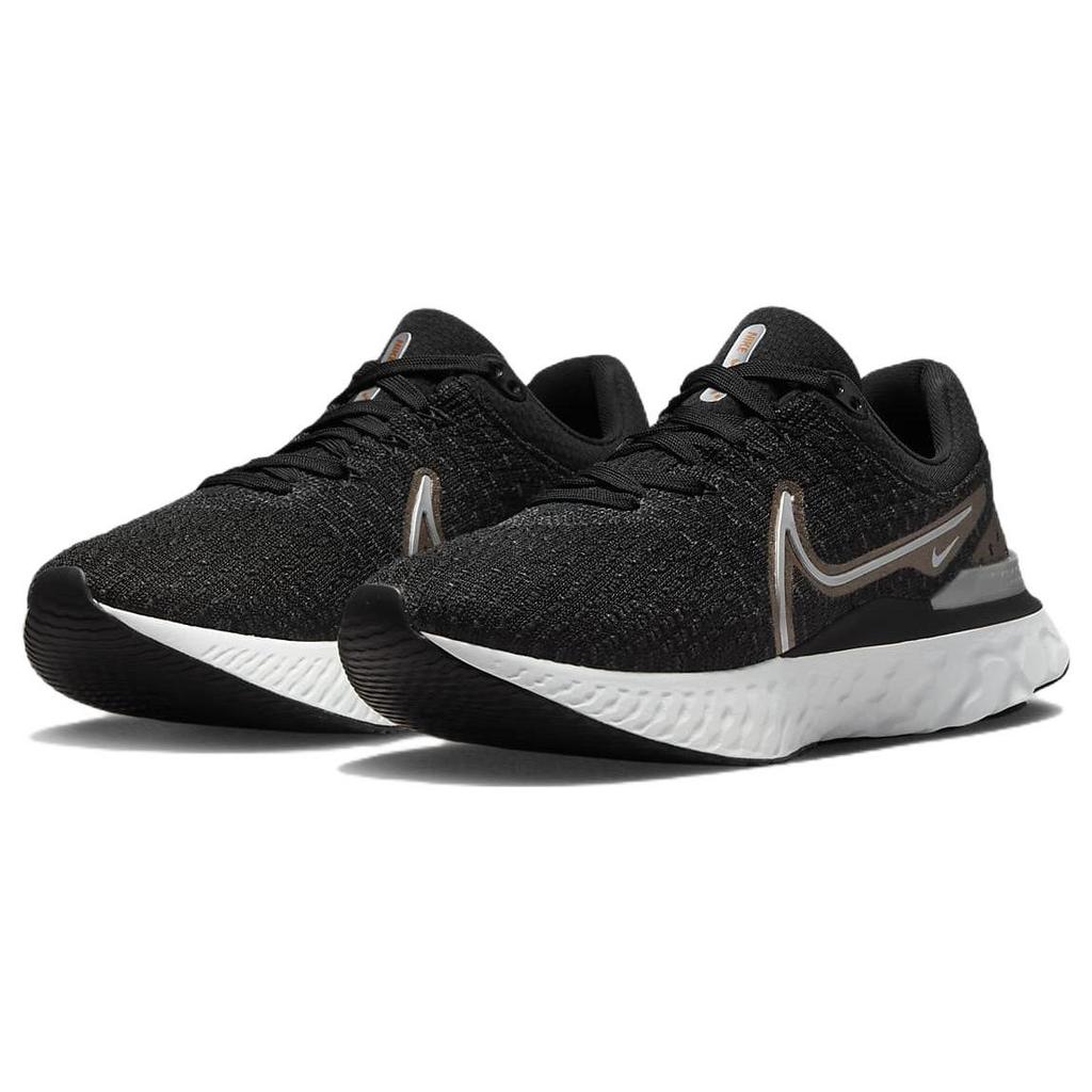 Nike Кроссовки для женщин Nike React Infinity Run Flyknit 3 Черный Металлик Медь Антрацит Металлик-Серебристый DD3024-009