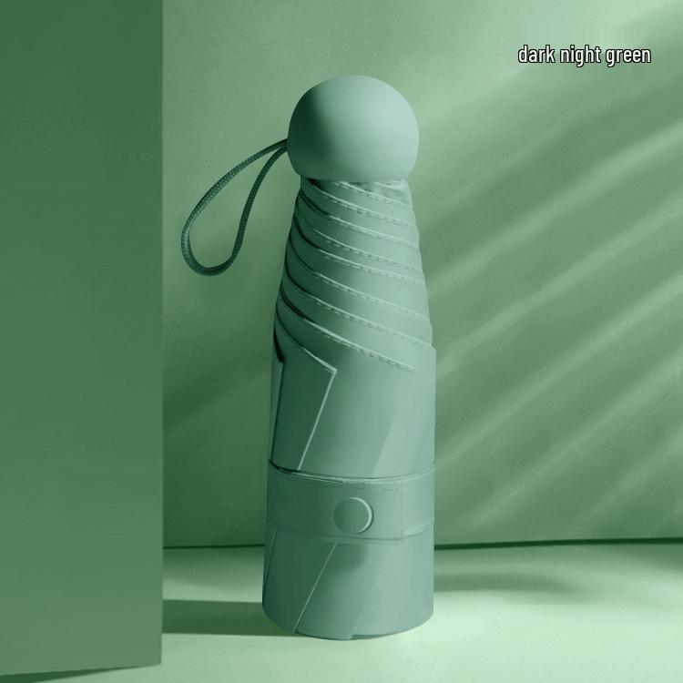 Ультрапрочный зонт-автомат двойного сложения черного цвета с защитой от УФ-лучей.