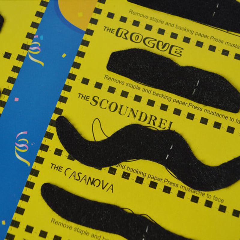 Парик Усы Хеллоуин Костюм Праздничные товары для вечеринок Забавная черная искусственная борода 12 шт. Вечерние бороды Парики Волосы Реквизит для фотобудки Дети Подарки