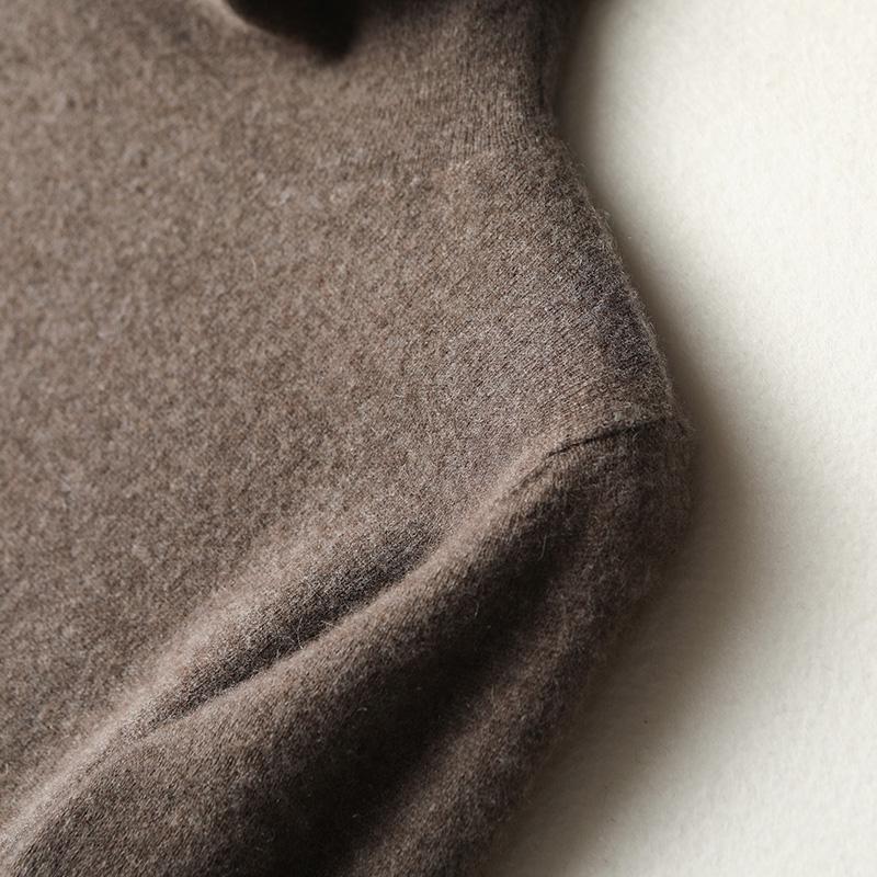 Women Sweater Dress 100% Wool MODERN NEW SAGA Turtleneck Knit Long Pullover Winter Jumpers Wool Long Dress Female