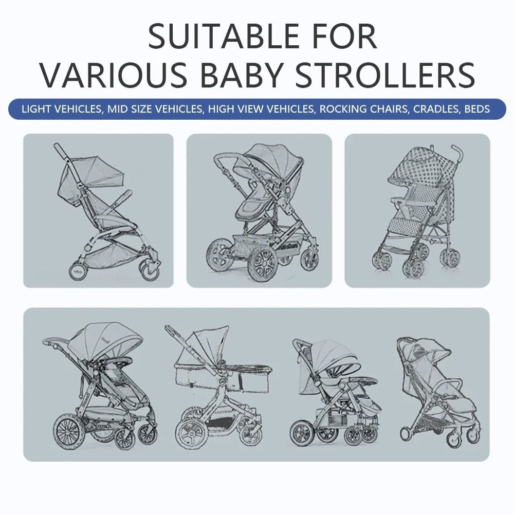 Breathable Pushchair Mosquito Net Folding Infant Protection Mesh New Mosquito Net Outdoor