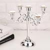 Metal Zinc Zinc Alloy Candle Holder Electroplated Candelabrum European Candlestick  Hotel