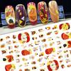 Women Long Lasting Nail Art Decoration 3D Adhesive Willow Leaf Bee Floral Nail Sticker for Party