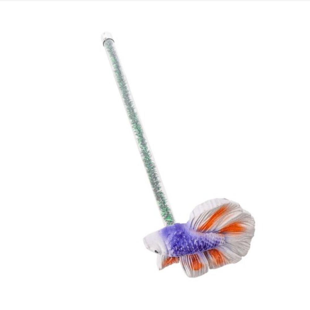 Plaything Simulation Betta Stick Interactive Fish Training Stick Aquariums Wand Tank Decoration