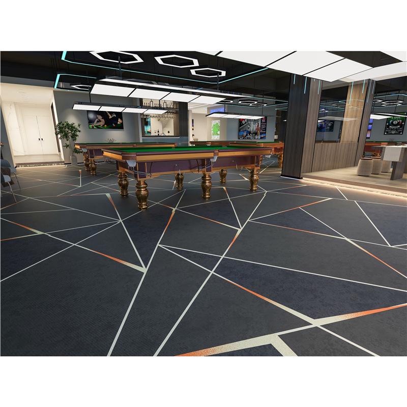 Luxury Fireproof Nylon Billiard Hall Carpet for Hotels - Large Area Print Mat