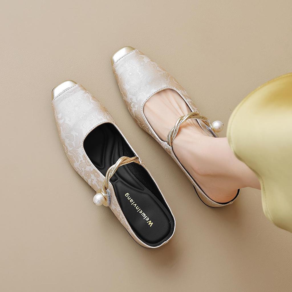 Weiwei Girl 958-3 French-Style Women's Summer Single-Strap Sandals