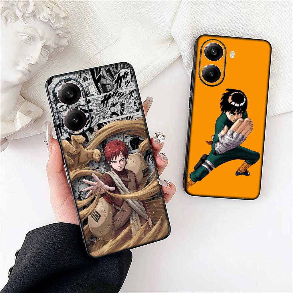 Wallpaper Rock Lee Naruto Gaara Phone Case for Xiaomi Redmi Note 13 14 ProPlus Pro Plus 14C A4 13C Pro+ Note14 Protective Cover