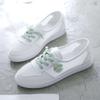 Little White Shoes Women's Shoes 2025 Summer New Flat-bottomed Versatile Mesh Breathable Small Daisy Board Shoes Trendy Shoes Doudou Shoes
