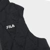 Fila X Коллаборация Met Monet 2023 Зима Новый Пуховый Жилет Теплый Топ со Стойкой Воротником Женские топы Черный F11W348903F-BK