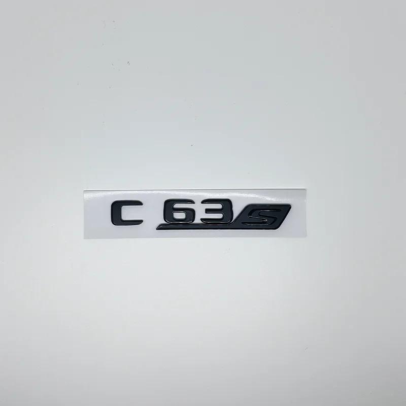 jwlsk5 2025 Hot Car Tuning For Mercedes Benz AMG C Class W204 W205 C63 C63S Letter Logo 3D ABS Sticker Car Rear Trunk Emblem Nameplate