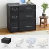 Sanka Modular Case, Freely Combinable Drawer Storage Case, Wide Medium, Black. Customize your storage to fit your lifestyle with easy-to-slide drawers
