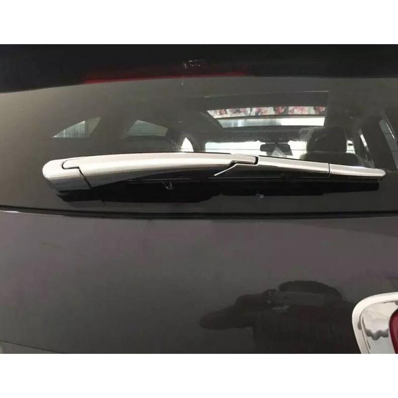For Kia Sorento L 2015 2016 2017 2018 Car Detector Styling ABS Chrome Rear Back Glass Wiper Nozzle Cover Frame Trim Tail Window