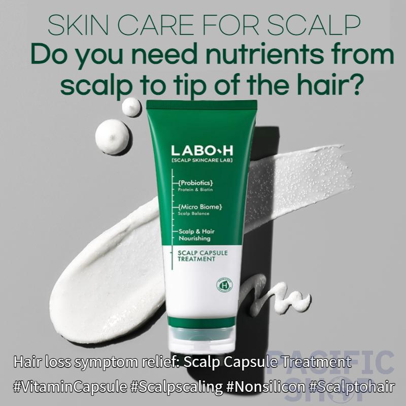 LABO-H Капсулы для лечения симптомов выпадения волос, 200 мл