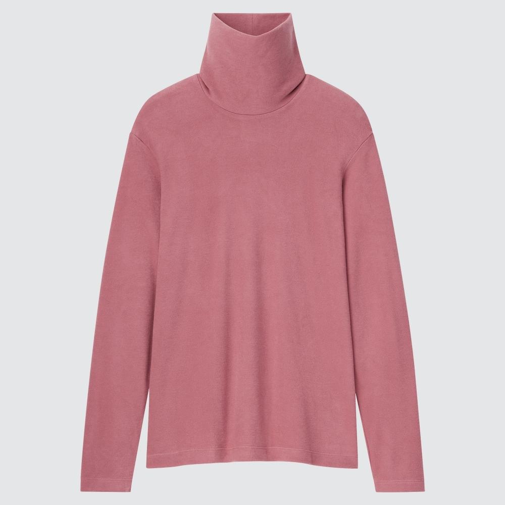 Uniqlo Футболка-водолазка с длинным рукавом из флиса Japan HeaTTech 