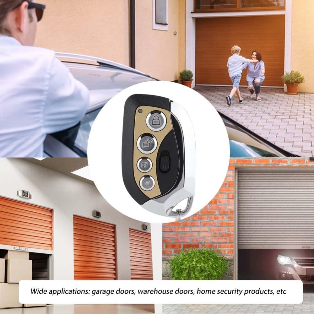 433MHz Frequency Remote Control Duplicator Fixed Code Garage Door Opener For Electric Curtain
