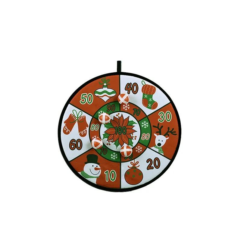 Новые рождественские товары для украшения дома Креативная мишень для дартса Санта-Клаус Метание Дартс Мишень Стрельба Дартс Доска Игровые принадлежности для вечеринки
