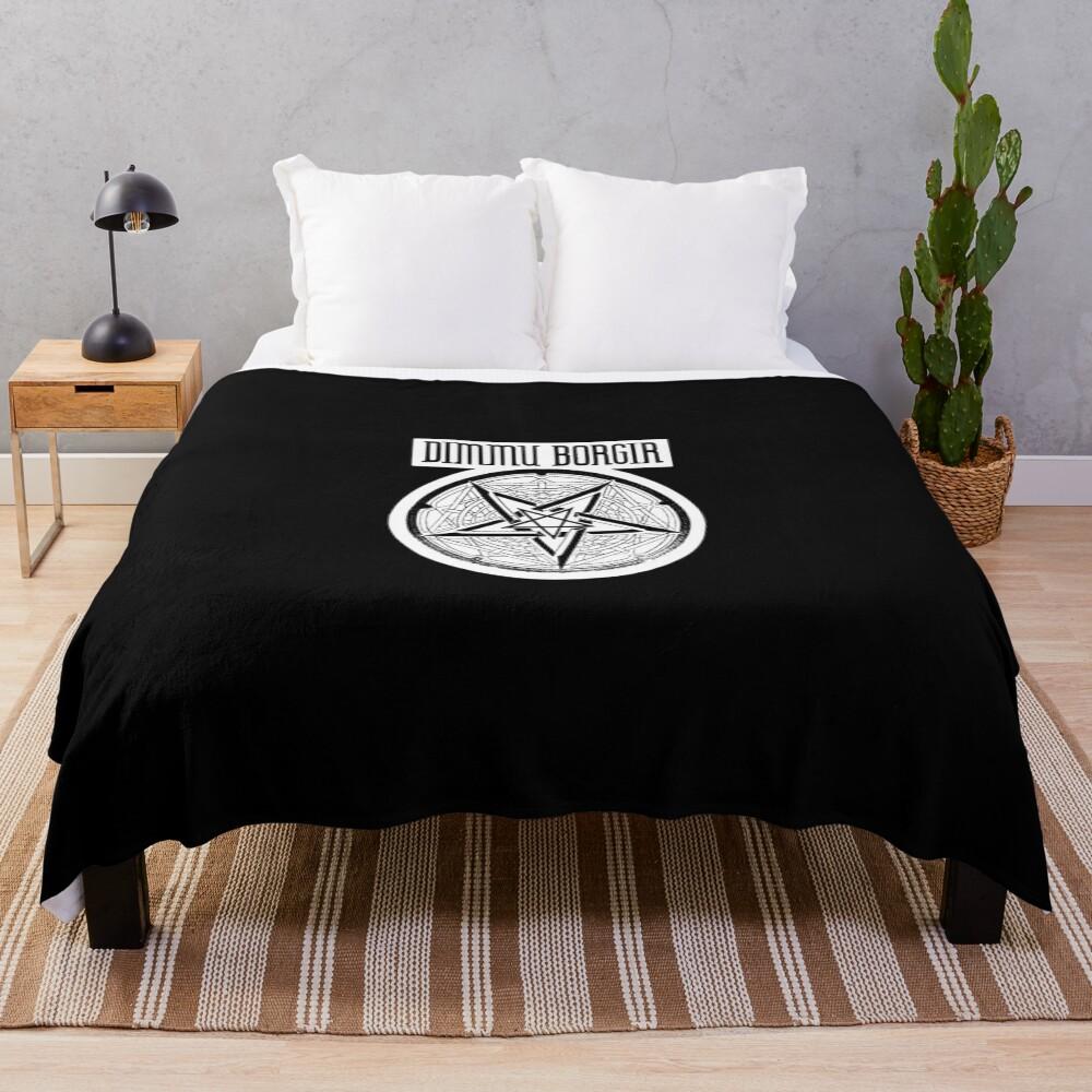 Dimmu Borgir HD Logo (Ver. 2) Throw Blanket