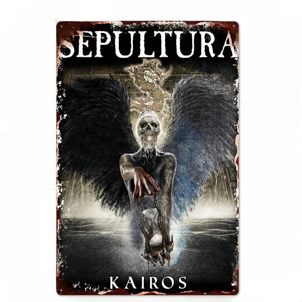 Vintage Rock Band Metal Sign Metal Poster Sign Plaque Metal Wall Plate Workshop Bar Pub Garage Club Retro Home Wall Decor