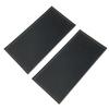 Senfu Bar Mat, Draining Mat for Bar Counters, Non-Slip, Washable, Rubber, Black, 30cm X 15cm, Set of 2