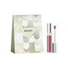 Prada Стеклянный блеск для губ Streamer Lip Gloss Ограниченный подарочный пакет Зеркальная поверхность Дышащий Цвет №R221 Черный чай стекло 8 мл