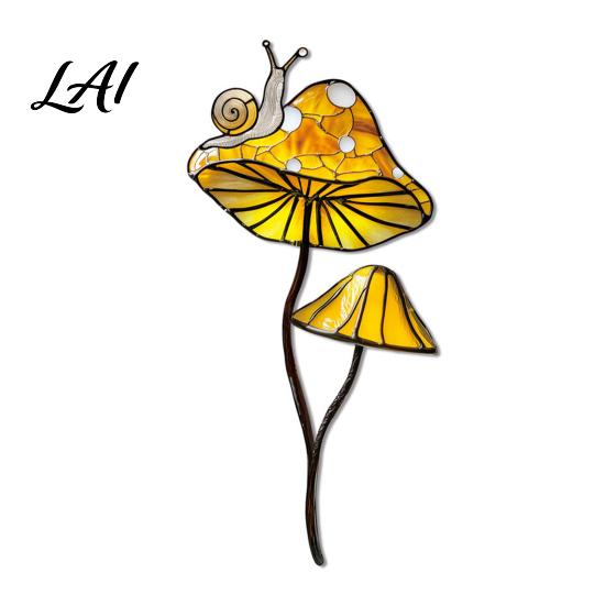 Backyard Plant Decor Colorful Planter Insert Stake Double-Sided Flower Pot Metal Inserts Insect Animal Stake for Pots Bed Decoration Outdoor