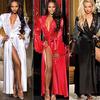 Sexy Lingerie Dress Women Nightdress Satin Silk Sleepwear Robe Lace Gown Nighwear EMA