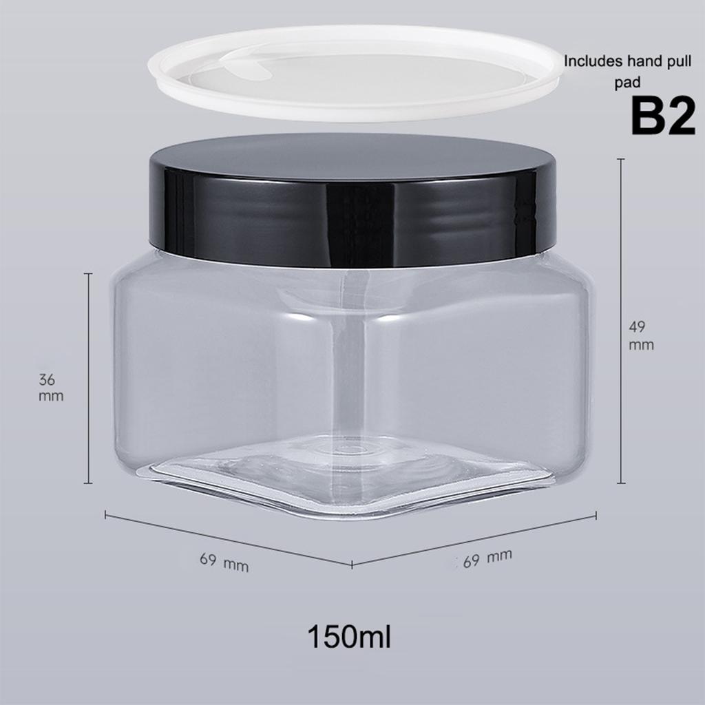 150 мл многоразовый флакон для лосьона, контейнер для жидкости, дезинфицирующее средство для рук, гель для душа, пластиковый пустой флакон с широким горлом для лосьона для тела/скраба