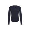 Techfit Printed Logo Crew Neck Long Sleeve Training Tee Men Tops Blue HK2330