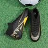 New breathable football shoes men and women adult students long nails AG long nails outdoor high-top football shoes spot