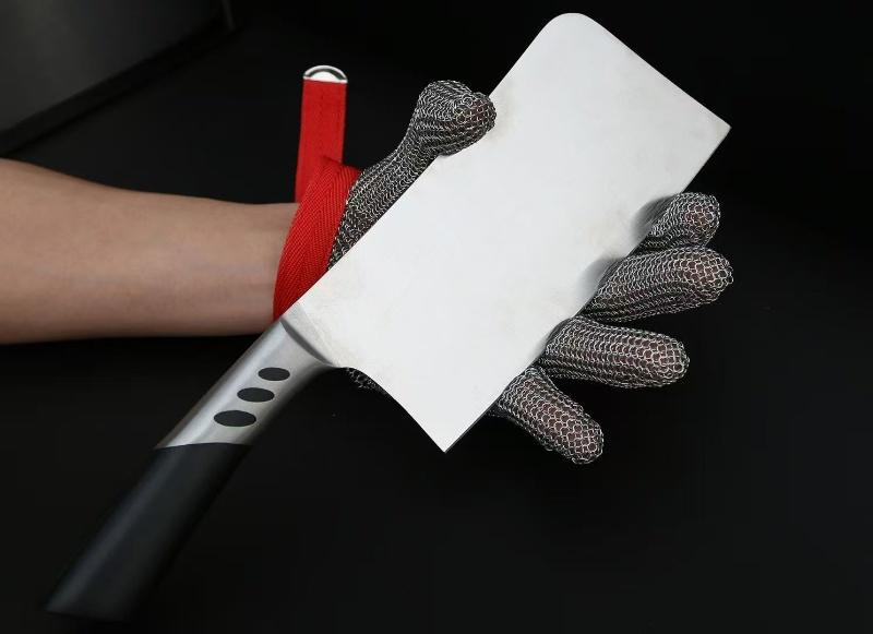Food Grade Stainless Steel Wire Mesh Metal Gloves for Kitchen Mandoline Slicing Butcher Meat Cutting Oyster Shucking Fish Fillet