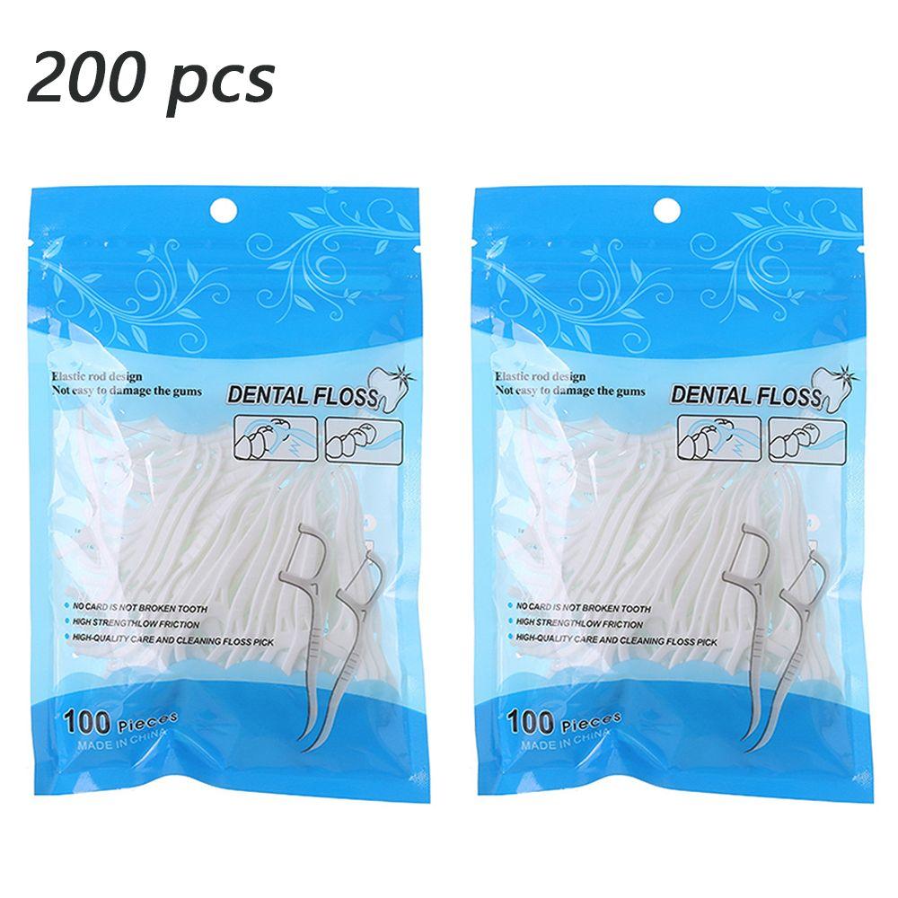 Practical Flosser Brush Teeth Cleaning Interdental Oral Hygiene Care Teeth Stick Dental Floss