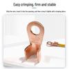 Biuyum Thickened Copper Open-Mouth Cable Lugs